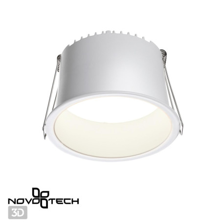 Встраиваемый светодиодный светильник Novotech Tran 358901, LED 12W 4000K 840lm - миниатюра 2