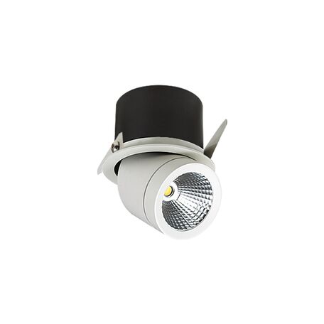 Встраиваемый светодиодный светильник с регулировкой направления света Lucia Tucci Professionale PIPE 424.1-12W-WT, LED 12W 3000K 913lm