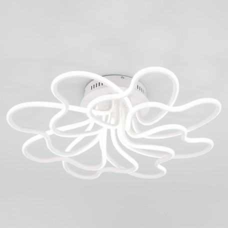 Потолочная светодиодная люстра Eurosvet Floret 90135/8 белый (00000086205), LED 210W 3300-6500K 14400lm - миниатюра 1