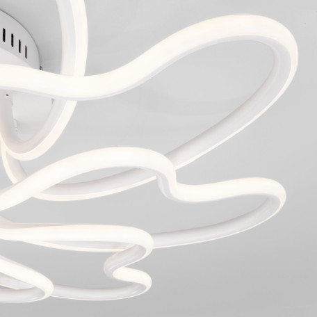 Потолочная светодиодная люстра Eurosvet Floret 90135/8 белый (00000086205), LED 210W 3300-6500K 14400lm - миниатюра 3