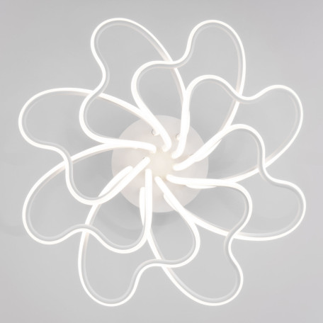 Потолочная светодиодная люстра Eurosvet Floret 90135/8 белый (00000086205), LED 210W 3300-6500K 14400lm - миниатюра 6