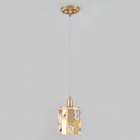 Подвесной светильник Eurosvet Scoppio 50101/1 перламутровое золото (a044682), 1xE14x60W - миниатюра 2