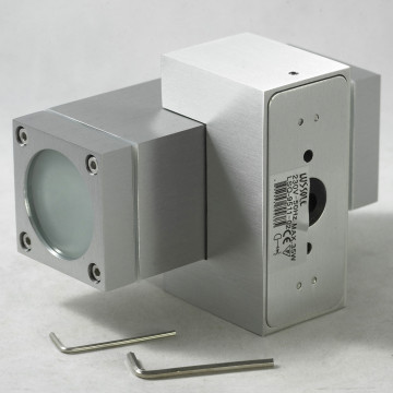 Настенный светильник Lussole Loft Vacri LSQ-9511-02, IP54, 2xGU10x35W - миниатюра 4