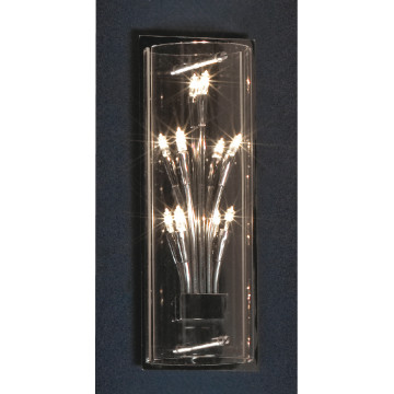 Настенный светильник Lussole Vitravo LSQ-4001-05, 5xG4x20W, хром, прозрачный, металл, стекло