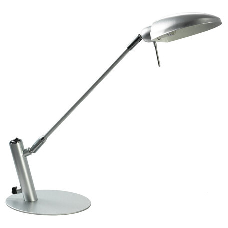 Настольная лампа Lussole Roma LST-4364-01, IP21, 1xE14x40W, серый, металл