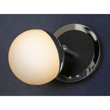 Потолочный светильник с регулировкой направления света Lussole Rapallo LSX-4901-01, IP21, 1xG9x40W, хром, белый, металл, стекло - миниатюра 1