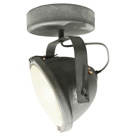 Настольная лампа Lussole Loft Brentwood LSP-9880, IP21, 1xE27x60W, серый, металл