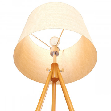Настольная лампа Loft It Natural LOFT7112T, 1xE27x60W, коричневый, бежевый, дерево, текстиль - фото 2