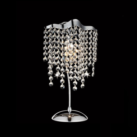 Настольная лампа Citilux Рита CL325811, 1xG9x60W, хром, прозрачный, металл, хрусталь