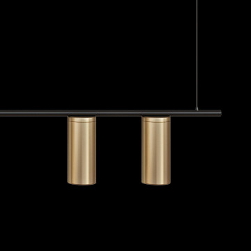 Подвесной светильник Loft It Tribes 8120-3, 3xGU10x40W, черный с золотом, золото, металл - миниатюра 6