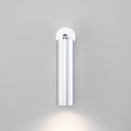 Настенный светодиодный светильник с регулировкой направления света Eurosvet Ease 20128/1 LED серебро (a058946), LED 8W 4200K 770lm CRI>80 - миниатюра 2