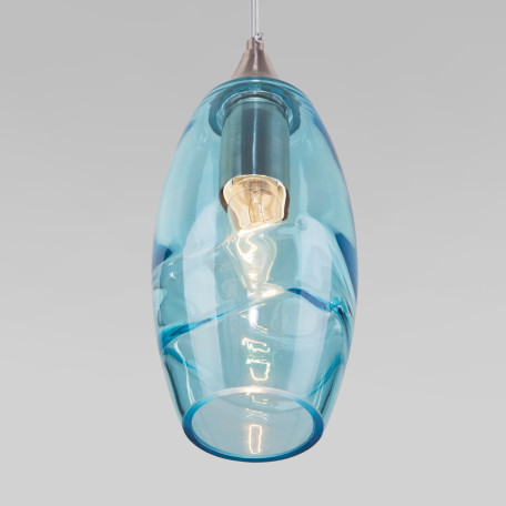 Подвесной светильник Eurosvet Lotus 50222/1 голубой (a058969), 1xE27x40W - миниатюра 3