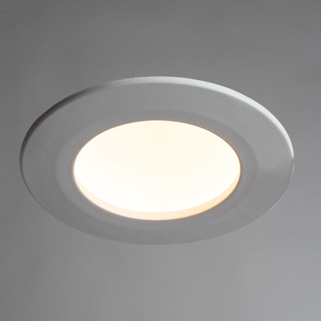 Встраиваемый светодиодный светильник Arte Lamp Riflessione A7008PL-1WH, LED 8W 3000K 640lm CRI≥80 - миниатюра 2