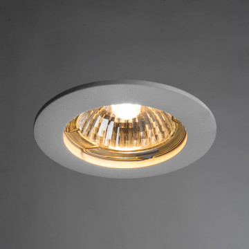 Встраиваемый светильник Arte Lamp Instyle Basic A2103PL-1WH, 1xGU10x50W, белый, металл - миниатюра 2