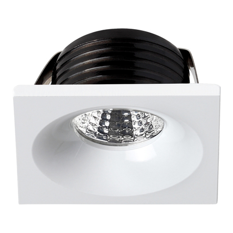 Встраиваемый светодиодный светильник Novotech Spot Dot 357701, LED 3W 3000K 200lm, белый, металл - фото 1