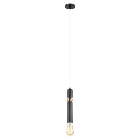 Подвесной светильник Lussole Loft Truman LSP-8145, IP21, 1xE27x40W, черный, металл