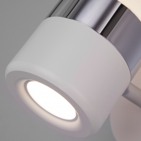 Настенный светодиодный светильник с регулировкой направления света Eurosvet Oskar 20165/1 LED хром/белый (a045464), LED 9W 4200K 450lm CRI>80 - миниатюра 4