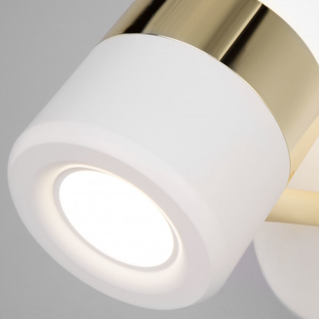 Настенный светодиодный светильник с регулировкой направления света Eurosvet Oskar 20165/1 LED золото/белый (a045463), LED 9W 4200K 450lm CRI>80 - миниатюра 3