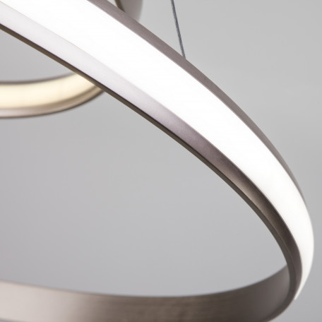 Подвесной светодиодный светильник Eurosvet Olympia 90179/5 сатин-никель (a045425), LED 145W 7250lm CRI>80 - миниатюра 4