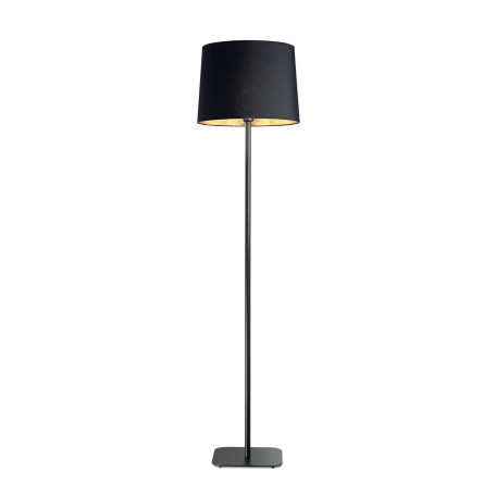 Торшер Ideal Lux NORDIK PT1 161716, 1xE27x60W, черный, черный с золотом, металл, текстиль