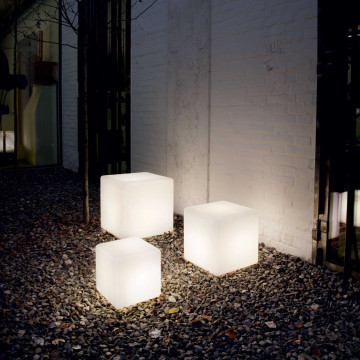 Садовый светильник Ideal Lux LUNA PT1 D40 191584, IP44, 1xE27x60W, белый, металл, пластик - миниатюра 2