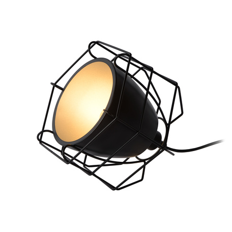 Настольная лампа Lucide Grid 05521/01/30, 1xE14x40W, черный, металл - миниатюра 1
