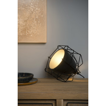 Настольная лампа Lucide Grid 05521/01/30, 1xE14x40W, черный, металл - миниатюра 4