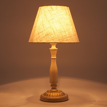 Настольная лампа Eurosvet London 01060/1 белый с золотом (00000086060), 1xE27x60W - миниатюра 2