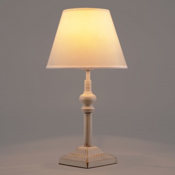 Настольная лампа Eurosvet Berlin 01061/1 белый с золотом (00000086061), 1xE27x60W - миниатюра 2