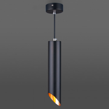 Подвесной светильник Eurosvet 7011 MR16 BK/GD черный/золото (a055551), 1xGU10x50W - миниатюра 2