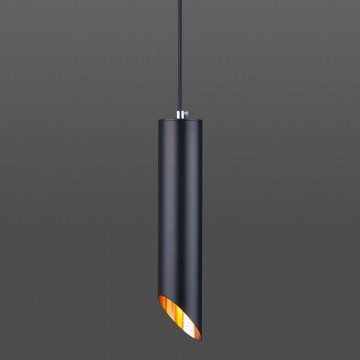 Подвесной светильник Eurosvet 7011 MR16 BK/GD черный/золото (a055551), 1xGU10x50W - миниатюра 7