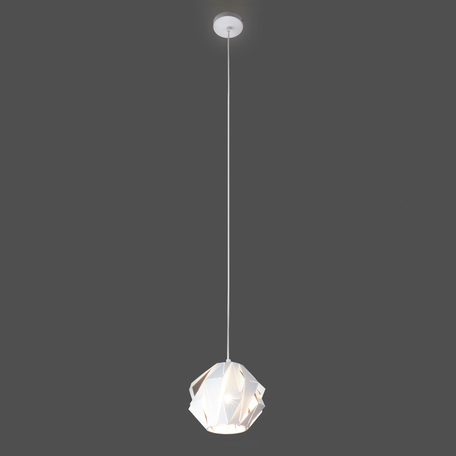 Подвесной светильник Eurosvet Moire Long 50157/1 белый (a043527), 1xE27x40W