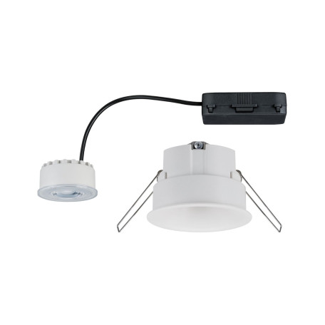 Встраиваемый светодиодный светильник Paulmann Cymbal 93416, IP44, LED 6,8W, белый, пластик - миниатюра 5