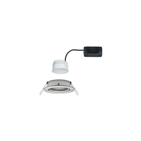Встраиваемый светодиодный светильник Paulmann Nova LED Coin 230V 93446, IP23, LED 6,5W, алюминий, металл - миниатюра 3