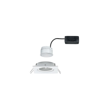 Встраиваемый светодиодный светильник Paulmann Nova LED Coin 230V 93453, IP23, LED 6,5W, белый, металл - миниатюра 2