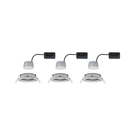 Встраиваемый светодиодный светильник Paulmann Nova LED Coin 230V step-dim 93483, IP23, LED 6,5W, алюминий, металл - миниатюра 4