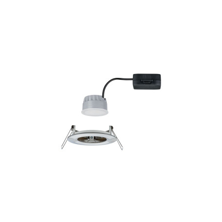 Встраиваемый светодиодный светильник Paulmann Nova LED Coin 230V step-dim 93493, IP44, LED 6,5W, матовый хром, металл - миниатюра 2
