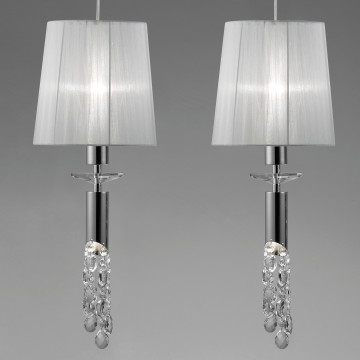 Подвесной светильник Mantra Tiffany 3855, 3xE27x20W + 3xG9x5W - миниатюра 3