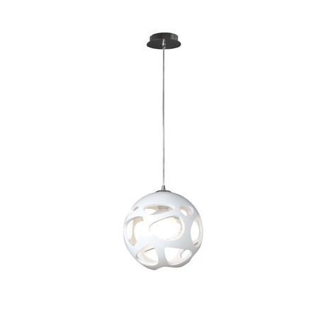 Подвесной светильник Mantra Organica 5144, хром, белый, металл, пластик - миниатюра 1