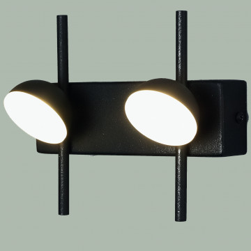 Настенный светодиодный светильник Mantra ADN 6420, LED 6W 3000K 275lm CRI80, черный, металл - фото 2