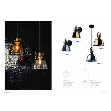 Настенный светильник с регулировкой направления света Nowodvorski Amalfi 9154, 1xE27x40W - миниатюра 2