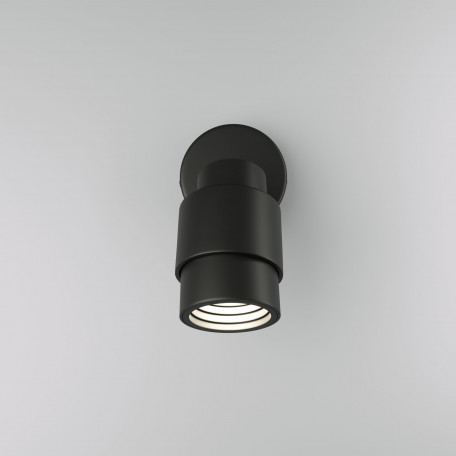 Настенный светодиодный светильник с регулировкой направления света Eurosvet Plat 20125/1 LED черный (a057393), LED 7W 4200K 328lm CRI>80 - миниатюра 2