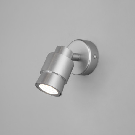 Настенный светильник с регулировкой направления света Eurosvet Plat 20125/1 LED серебро (a057394)