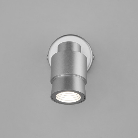 Настенный светодиодный светильник с регулировкой направления света Eurosvet Plat 20125/1 LED серебро (a057394), LED 7W 4200K 328lm CRI>80 - миниатюра 2
