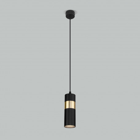 Подвесной светильник Eurosvet Viero 50096/1 черный/золото (a057859), 1xGU10x35W - миниатюра 2