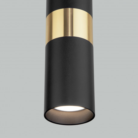 Подвесной светильник Eurosvet Viero 50096/1 черный/золото (a057859), 1xGU10x35W - миниатюра 3