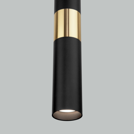 Подвесной светильник Eurosvet Viero 50097/1 черный/золото (a057861), 1xGU10x35W - миниатюра 4