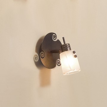 Настенный светильник с регулировкой направления света Citilux Верона CL513511, 1xG9x40W, коричневый, белый, металл, стекло - миниатюра 3