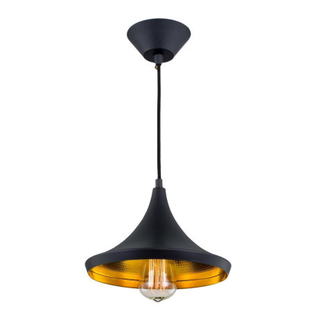 Подвесной светильник Citilux Эдисон CL450209, 1xE27x75W, черный, металл