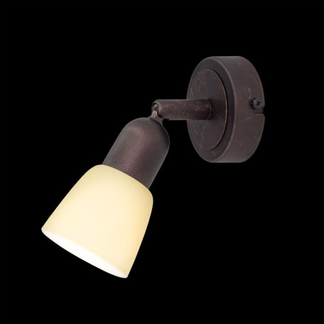 Потолочный светильник с регулировкой направления света Citilux Ронда CL506514, 1xE14x60W, коричневый, бежевый, металл, стекло - миниатюра 3